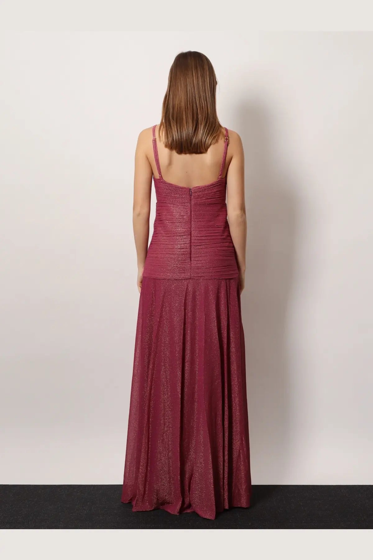 Patbo Women's Viscose Blend Long Dress