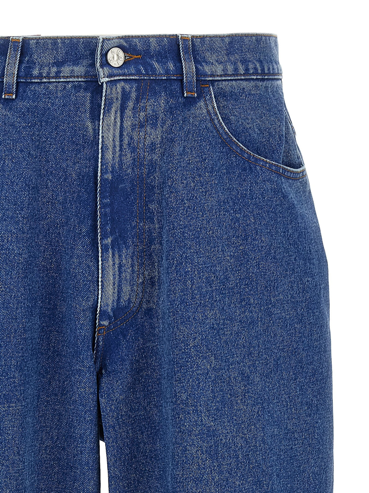 Marni Patch Jeans Blue
