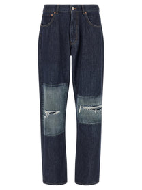 MM6 Maison Margiela Patchwork Insert Jeans Blue