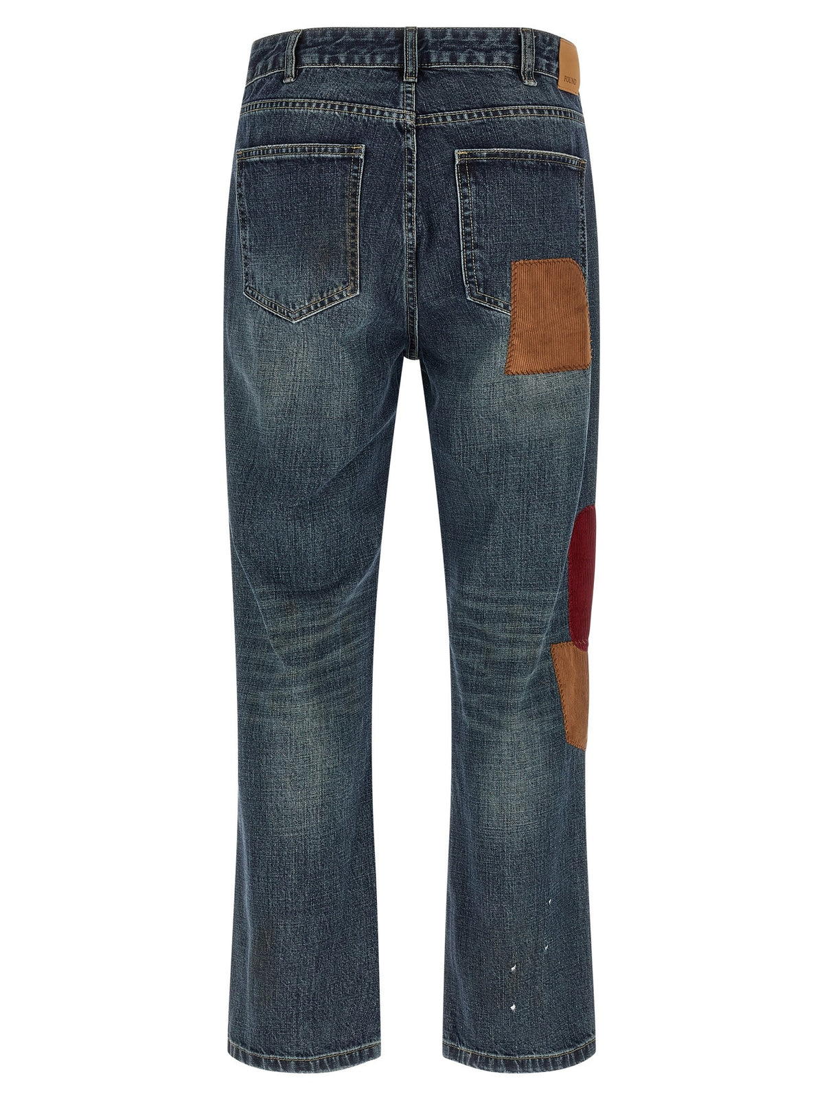 FOUND Patchwork Jeans Blue