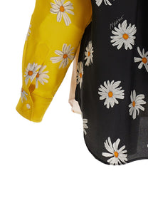 Moschino Patchwork Print Shirt Gold