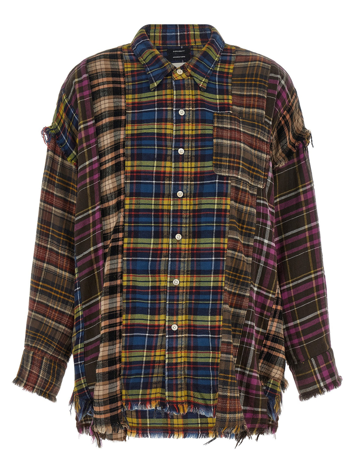 R13 Patchwork Shirt Gold