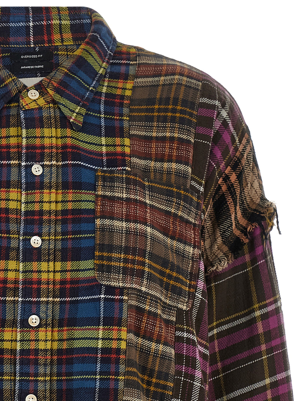R13 Patchwork Shirt Gold