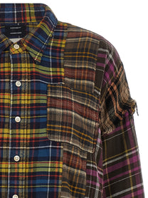R13 Patchwork Shirt Gold