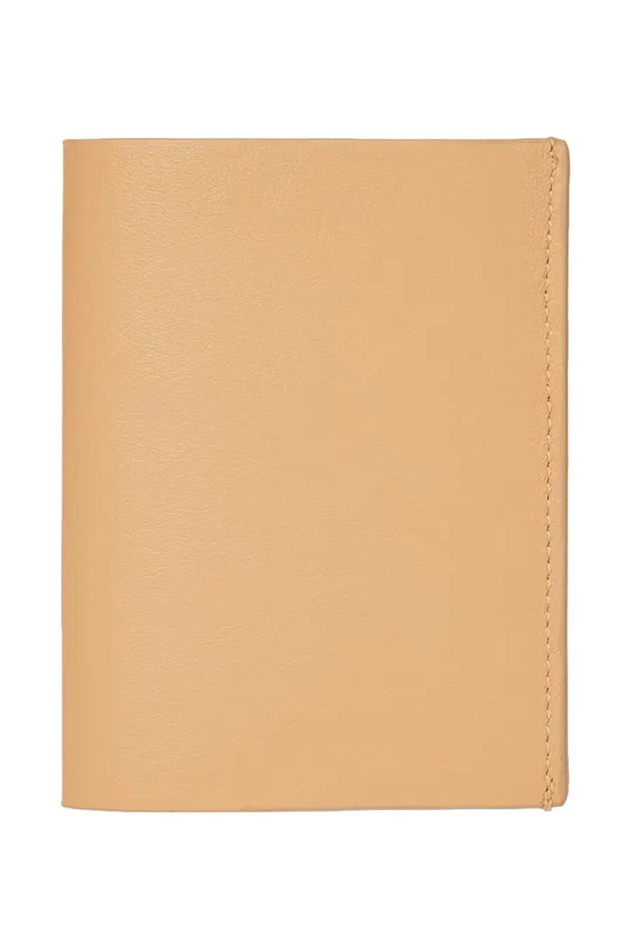 Paul Smith men’s match box card holder beige leather with visible stitching along the spine