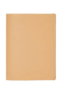 Paul Smith men’s match box card holder beige leather with visible stitching along the spine