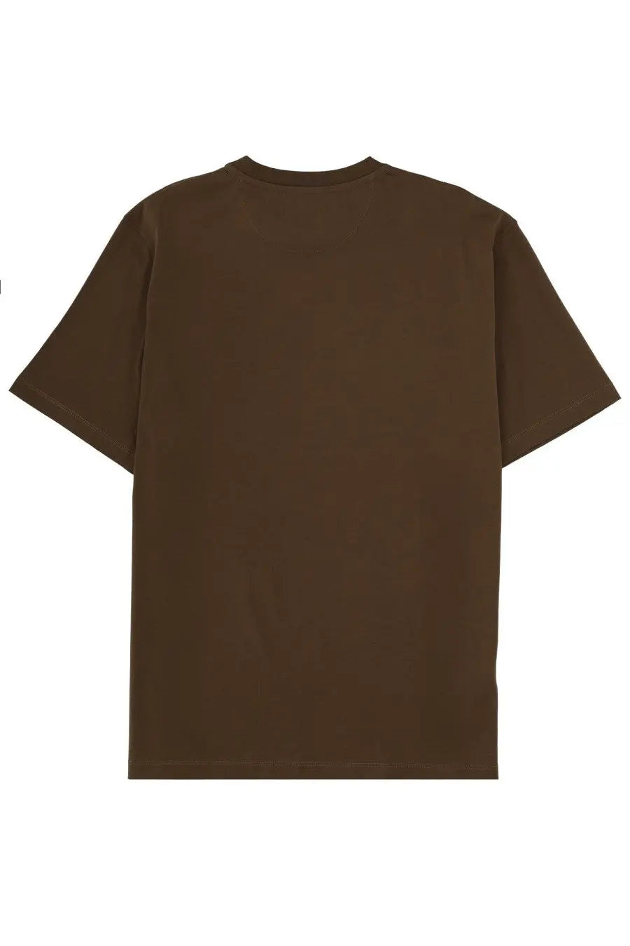Paul Smith men’s brown short-sleeved cotton t-shirt with a simple crew neck design