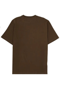 Paul Smith men’s brown short-sleeved cotton t-shirt with a simple crew neck design
