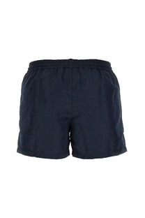 Navy blue Paul Smith men’s swimsuit with elastic waistband designed for comfortable swimwear use