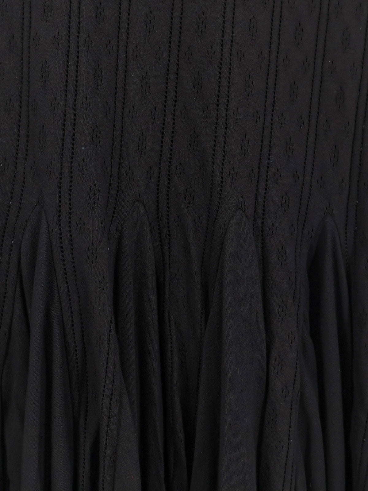 Loewe Women's Paulas Ibiza Embroidered Cotton Long Dress Black