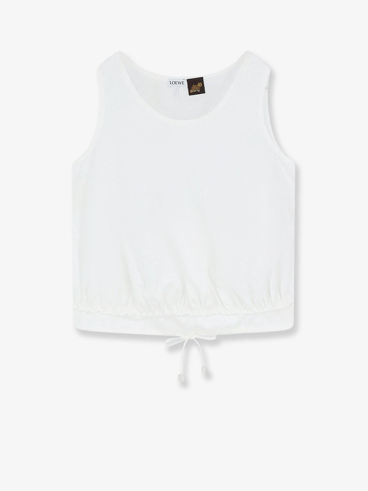 Loewe Women's Paulas Ibiza Lightweight Cotton Top White