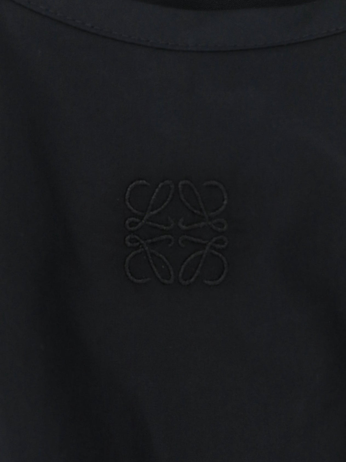 Loewe Women's Paulas Ibiza Lightweight Cotton Top Black