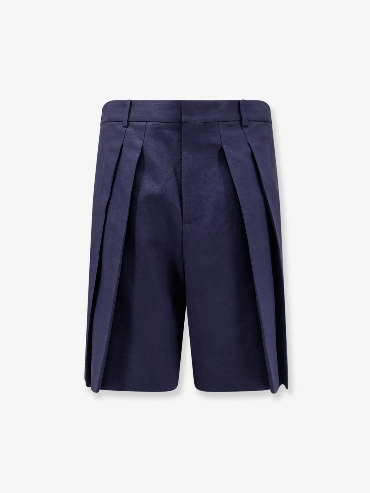 Loewe Men's Paulas Ibiza Linen and Cotton Bermuda Shorts Black