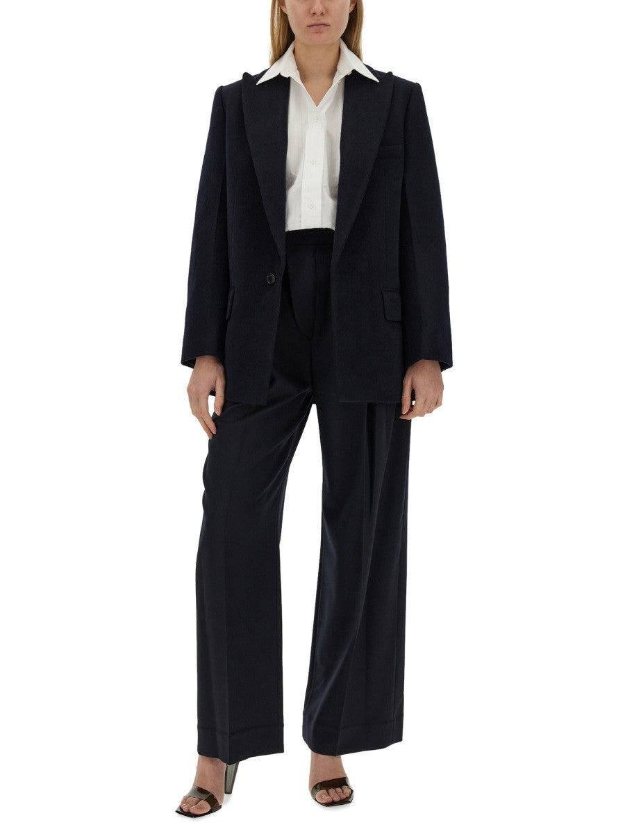 Victoria Beckham Women's Peak Label Jacket Blue