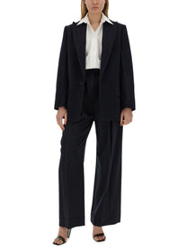 Victoria Beckham Women's Peak Label Jacket Blue