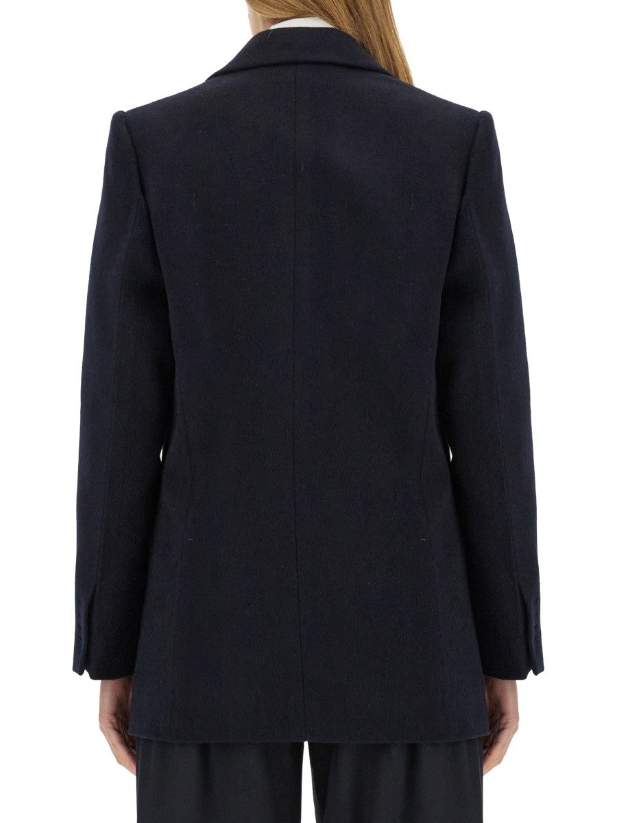 Victoria Beckham Women's Peak Label Jacket Blue