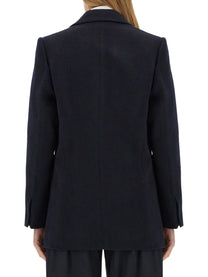 Victoria Beckham Women's Peak Label Jacket Blue