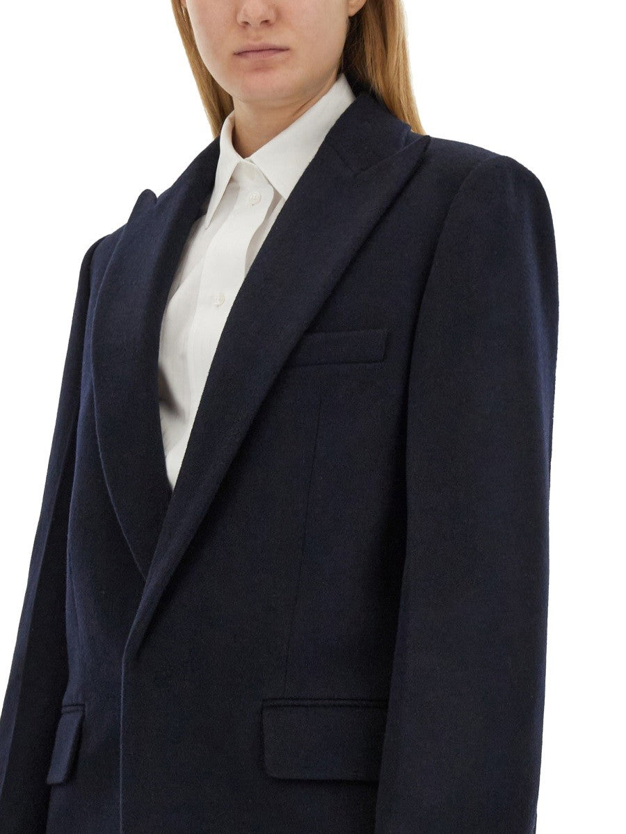 Victoria Beckham Women's Peak Label Jacket Blue