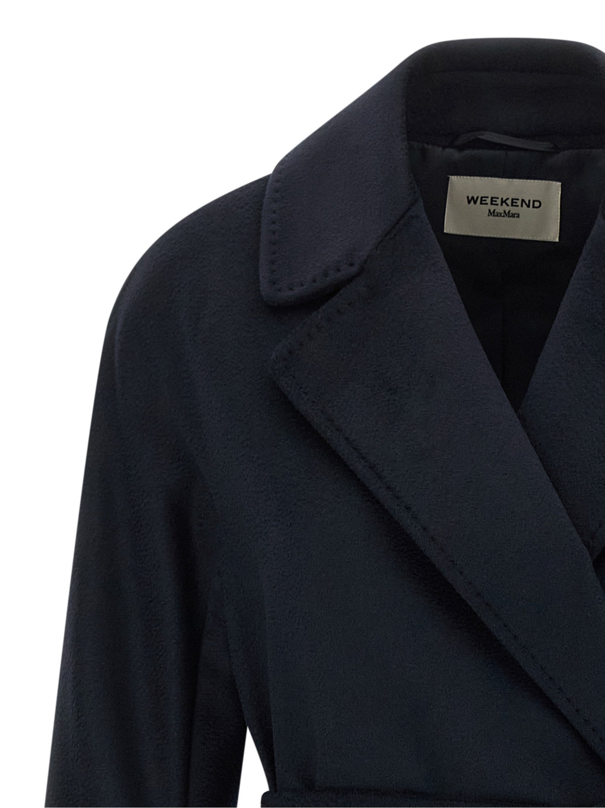 Weekend Max Mara Pedale Coat Blue, view 3