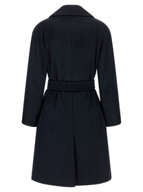 Weekend Max Mara Pedale Coat Blue, view 2