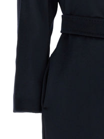 Weekend Max Mara Pedale Coat Blue, view 4