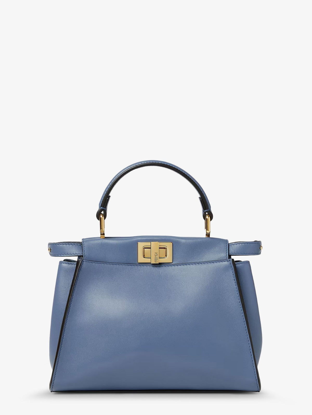 Fendi Women's Peekaboo Mini Leather Handbag INDACOCHIARO