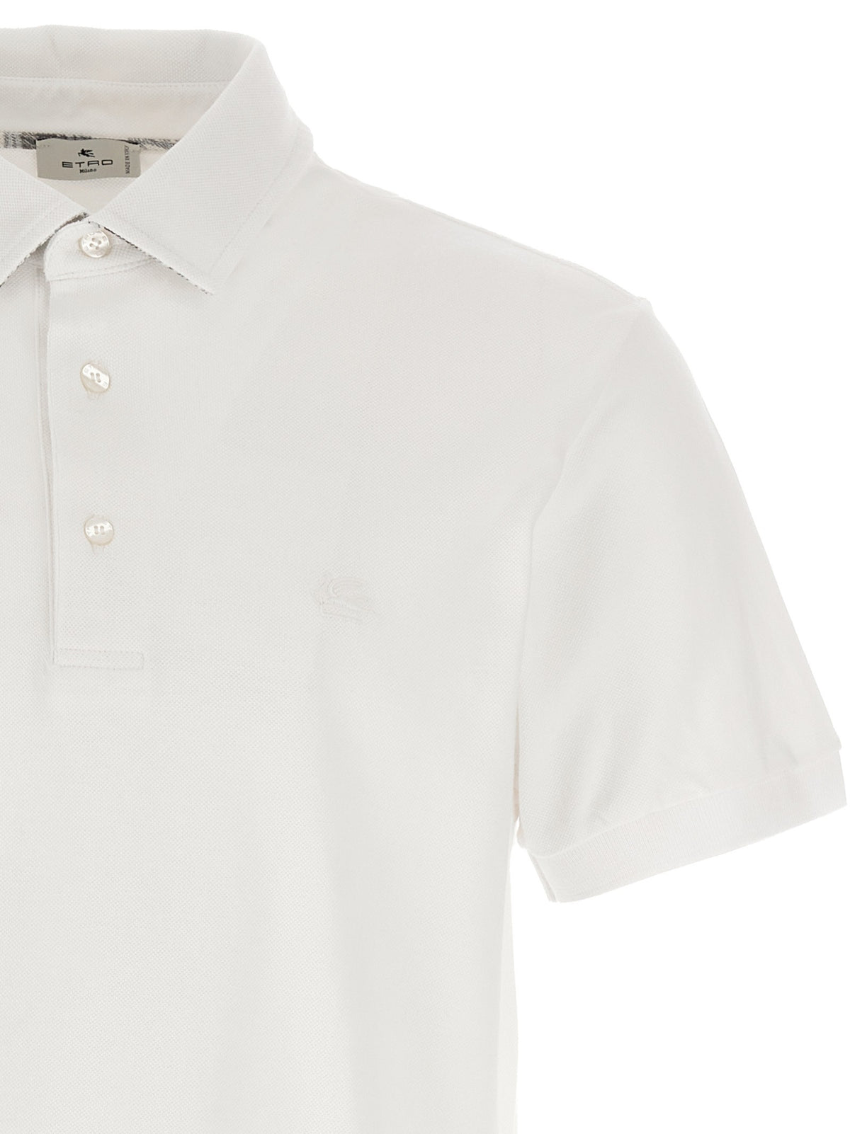 ETRO Pegaso Polo Shirt White