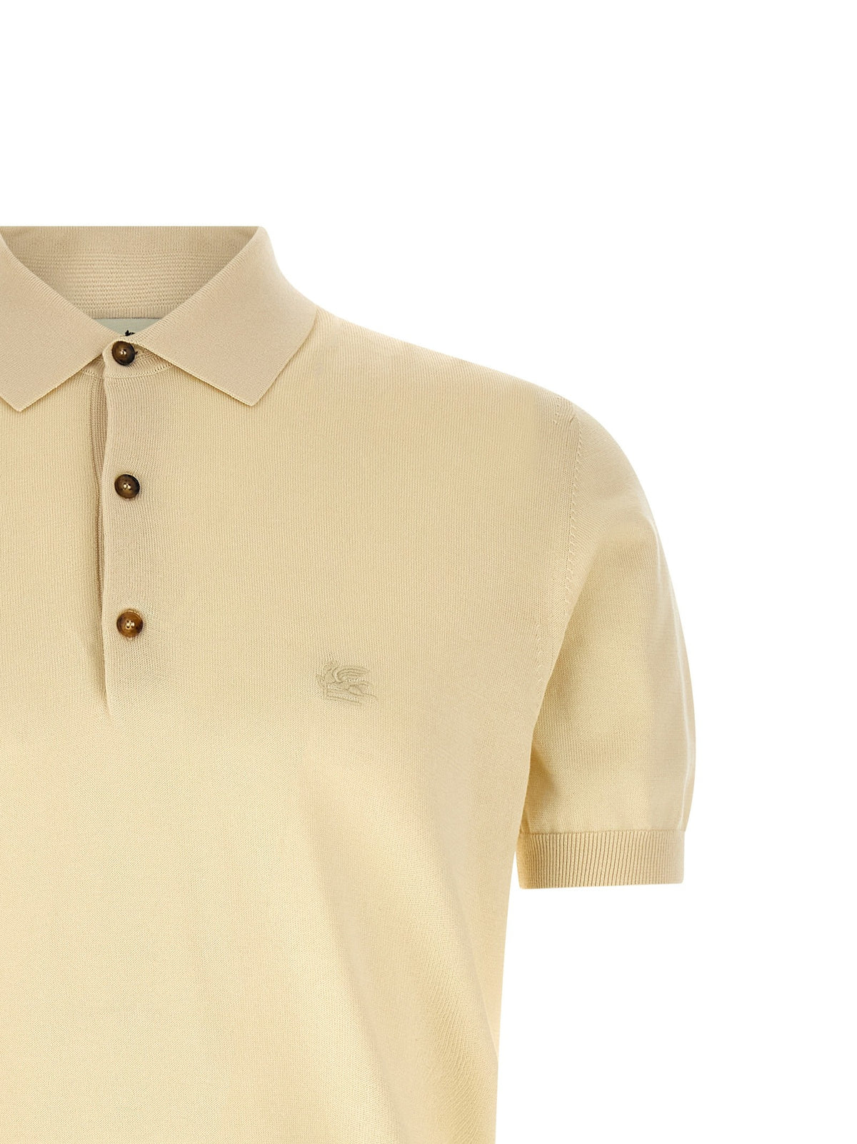 ETRO Pegaso Polo Shirt Beige