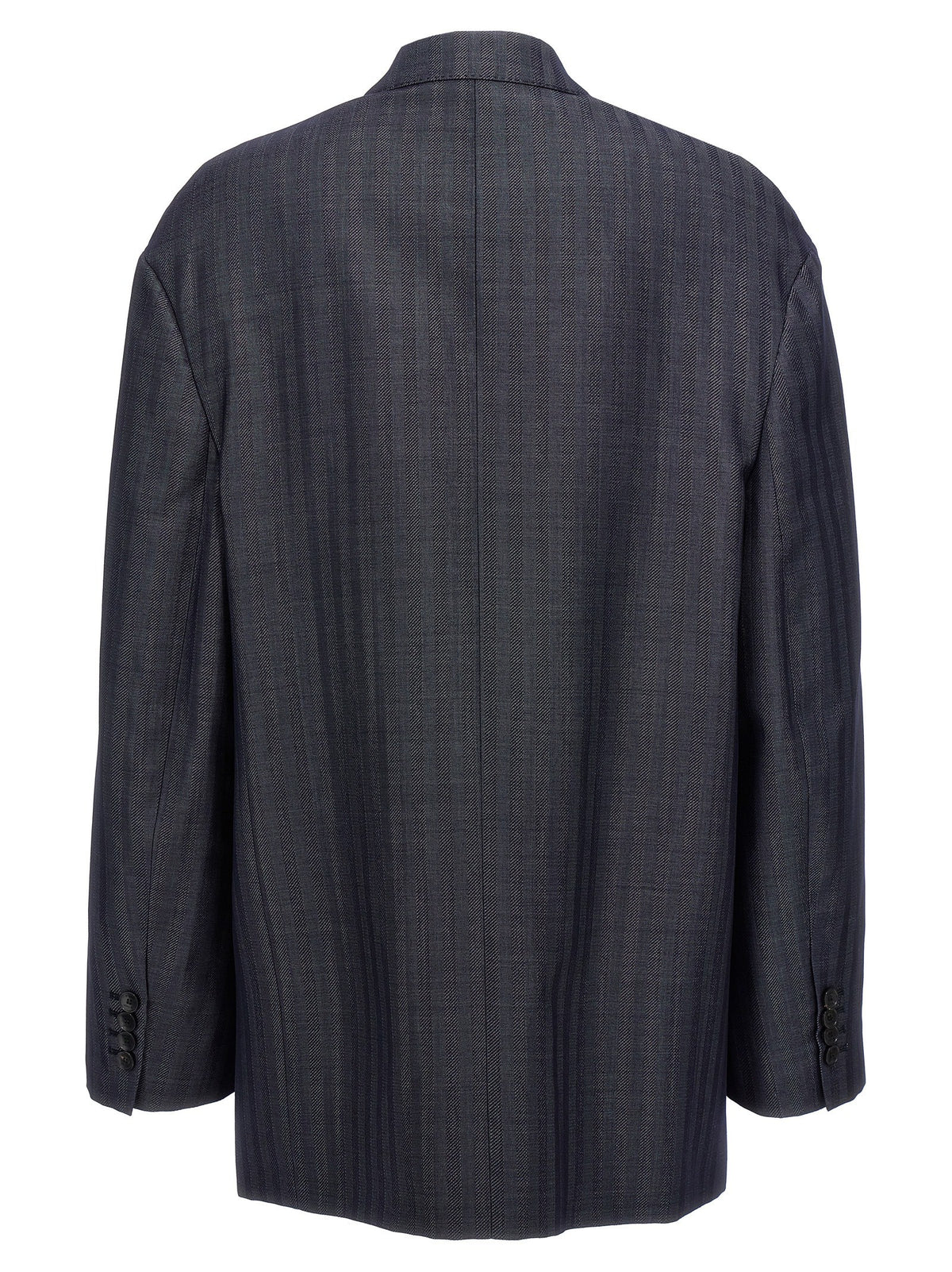 ETRO Pegaso Single Breasted Blazer Blue