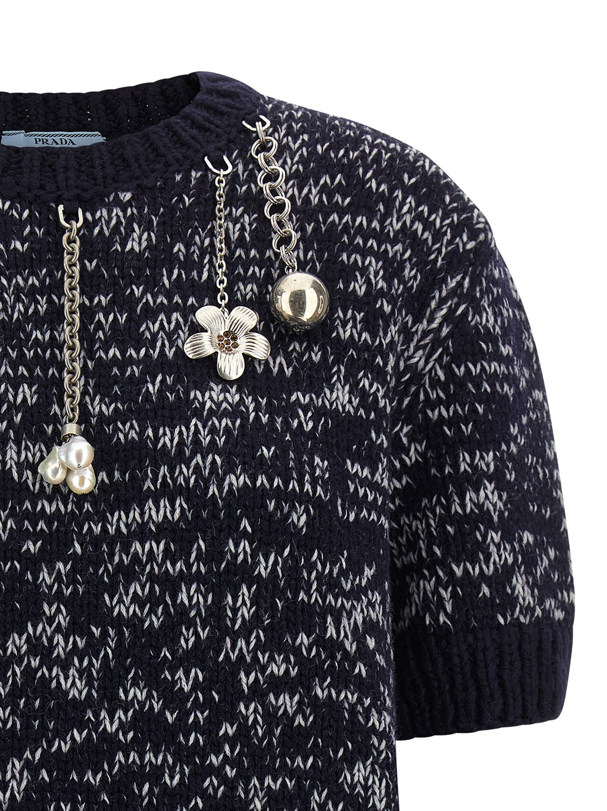 PRADA Pendant Sweater Gold