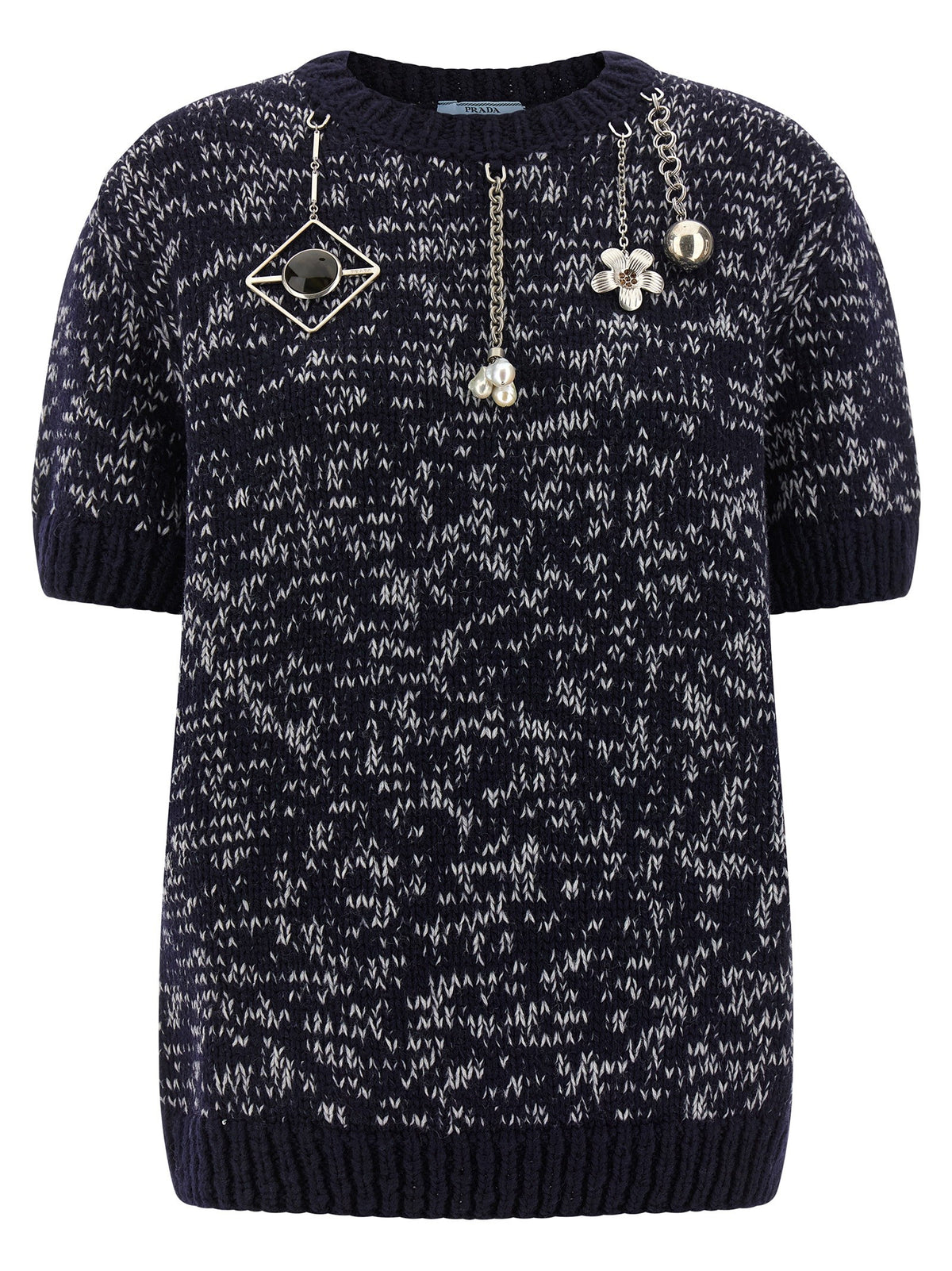 PRADA Pendant Sweater Gold
