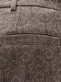 Dries Van Noten Women's Penn Embroidered Viscose Trousers Brown