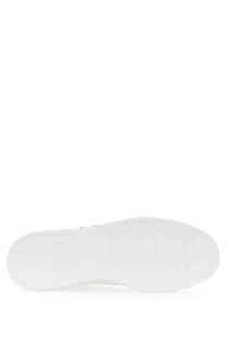 Philipp plein men’s sneaker white with white rubber sole featuring embossed logo for casual wear