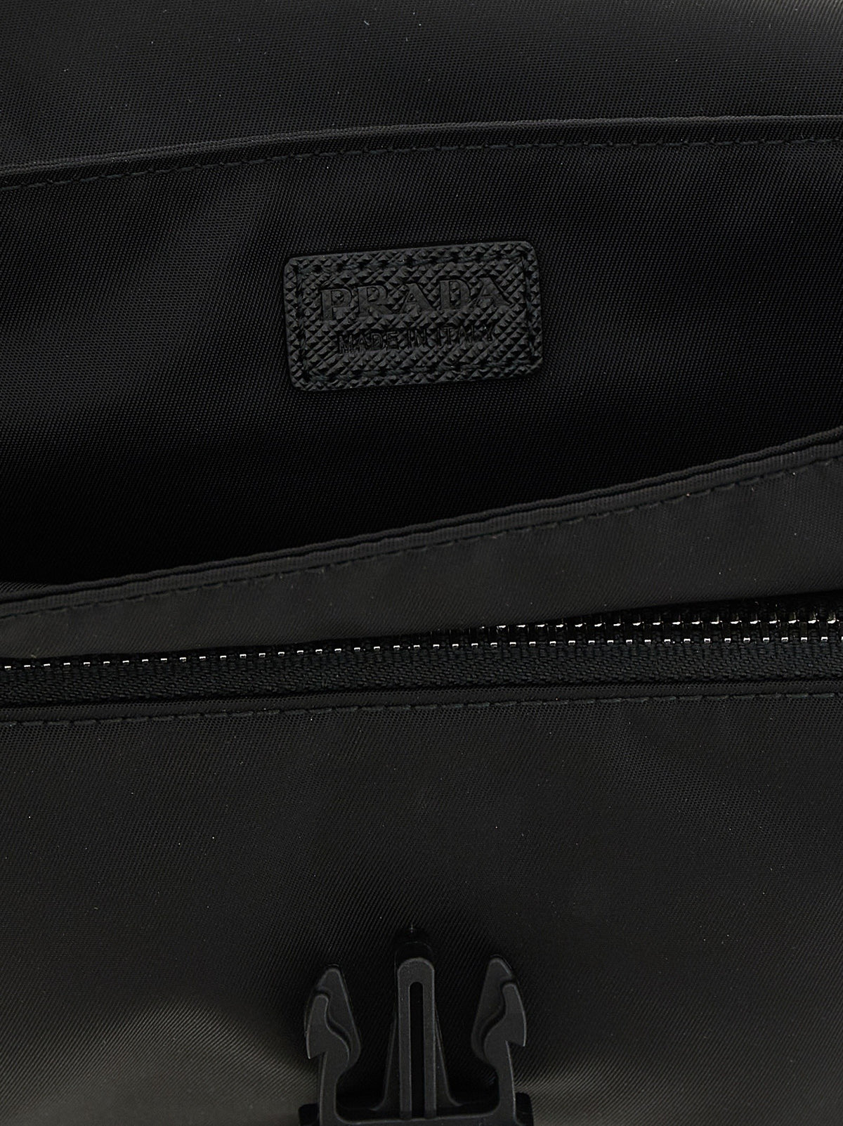 PRADA Phone Pouch Crossbody Bag in Re Nylon Black
