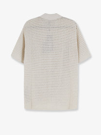 Represent Men's Pico Cotton Blend Polo Shirt White