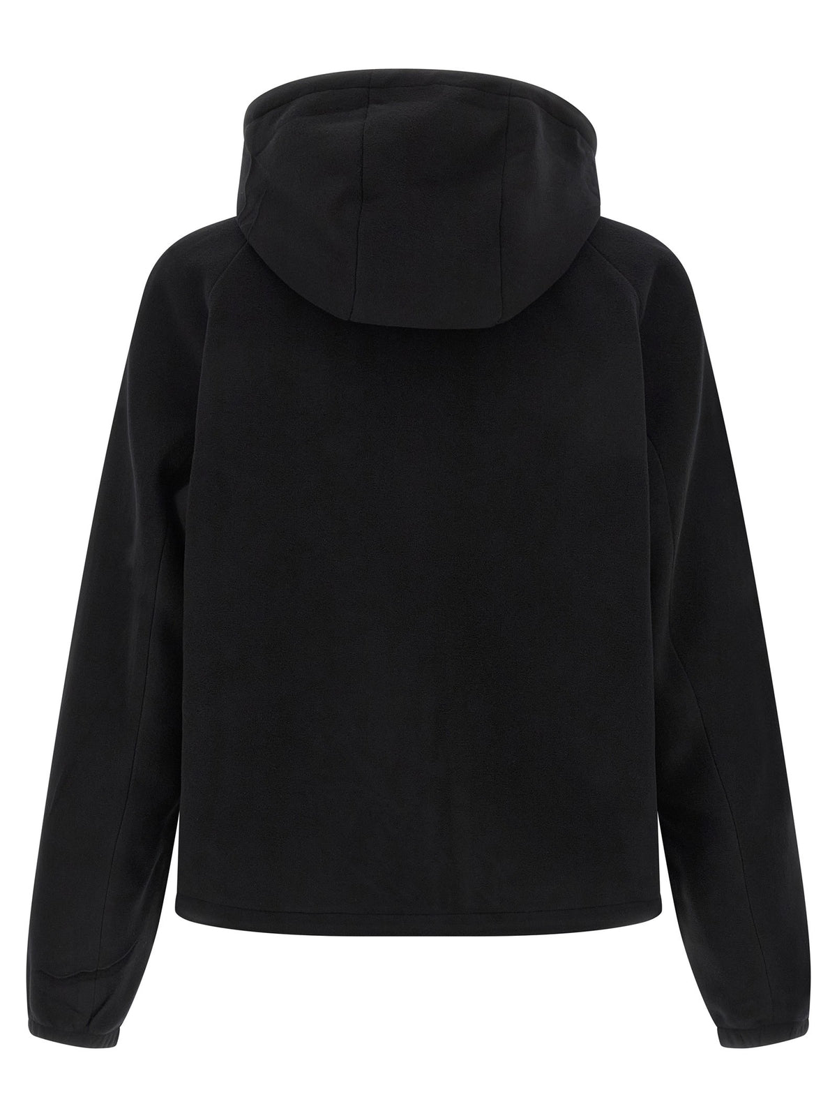 PRADA Pile Tec Hooded Jacket Black