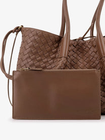 Bottega Veneta Women's Pinacoteca Leather Handbag PINECONE