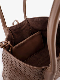 Bottega Veneta Women's Pinacoteca Leather Handbag PINECONE