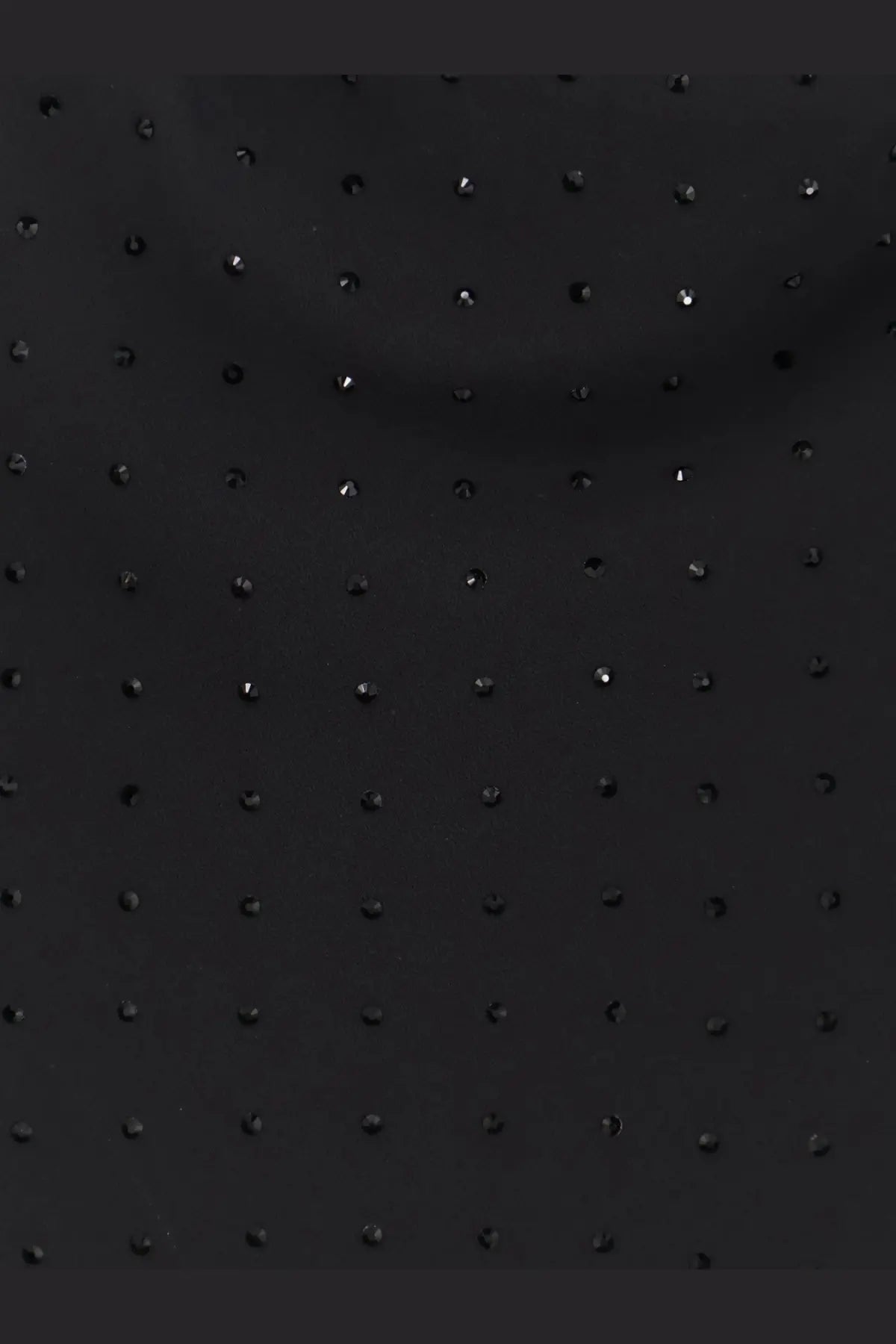 Pinko womens farro long dress black featuring black perforated fabric with evenly spaced shiny metallic studs