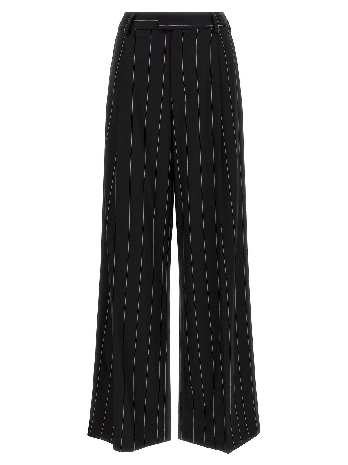Federica Bonifaci Pinstripe Pants Black