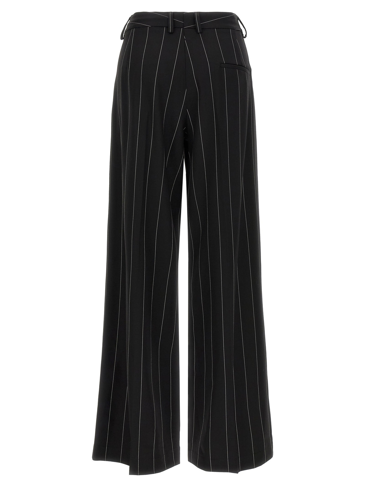 Federica Bonifaci Pinstripe Pants Black