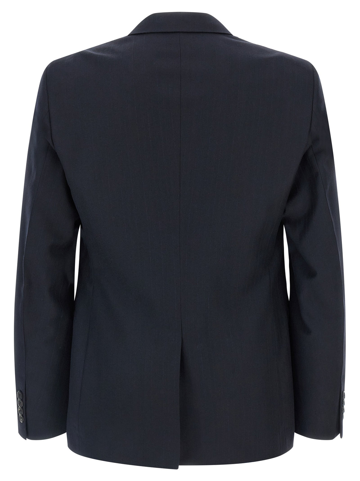 PRADA Pinstriped Dress Blue