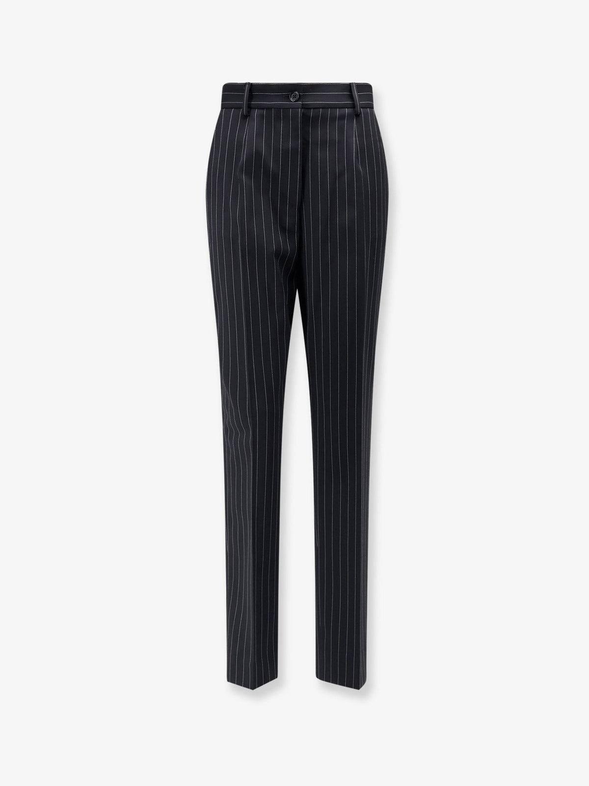Dolce &amp; Gabbana Women's Pinstriped Stretch Wool Trousers Pattern