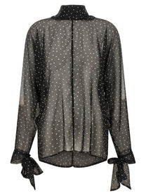 Parosh Pioggia Shirt Black
