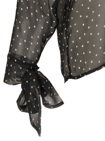 Parosh Pioggia Shirt Black