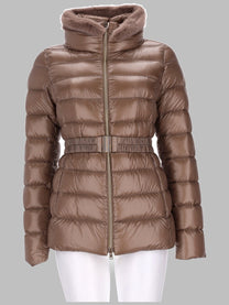 Herno Women's Piumino Con Cintura Beige
