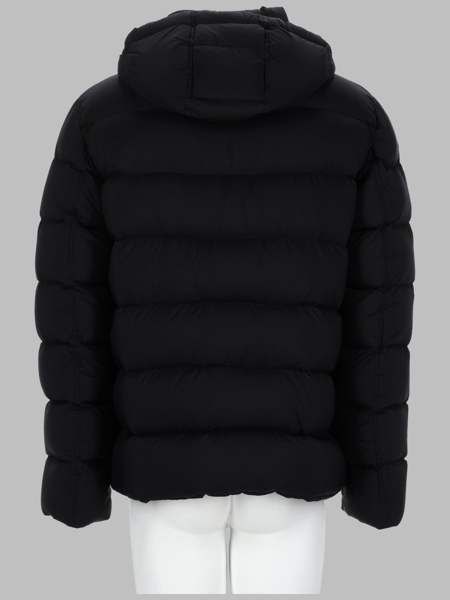 Herno Men's Piumino Trapuntato Con Cappuccio Black
