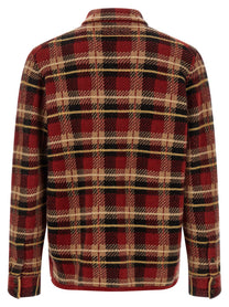 Guest In Residence Plaid Work Shirt Red