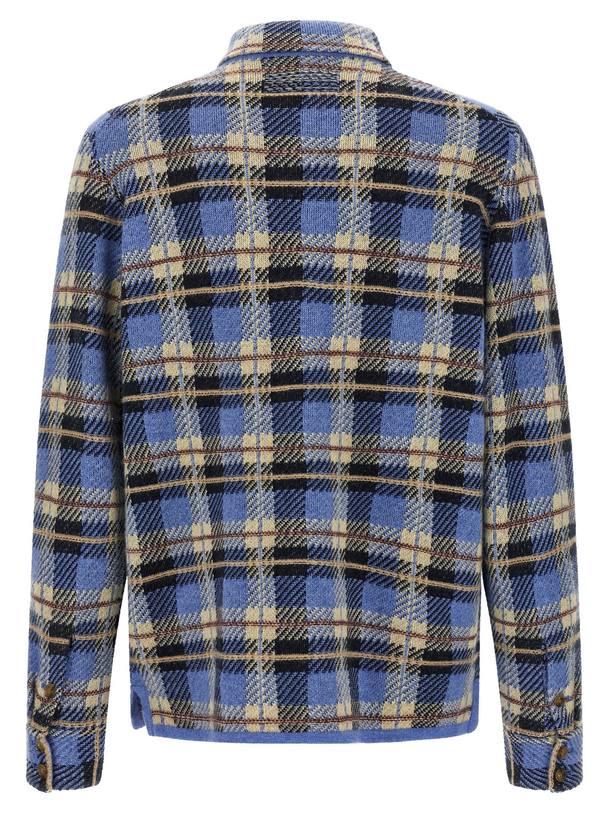 Guest In Residence Plaid Work Shirt Blue