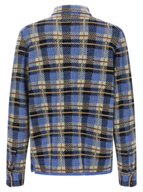 Guest In Residence Plaid Work Shirt Blue